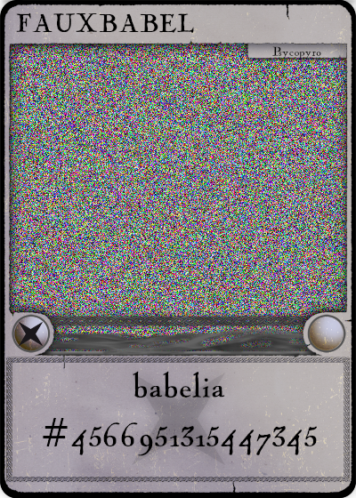 FAUXBABEL