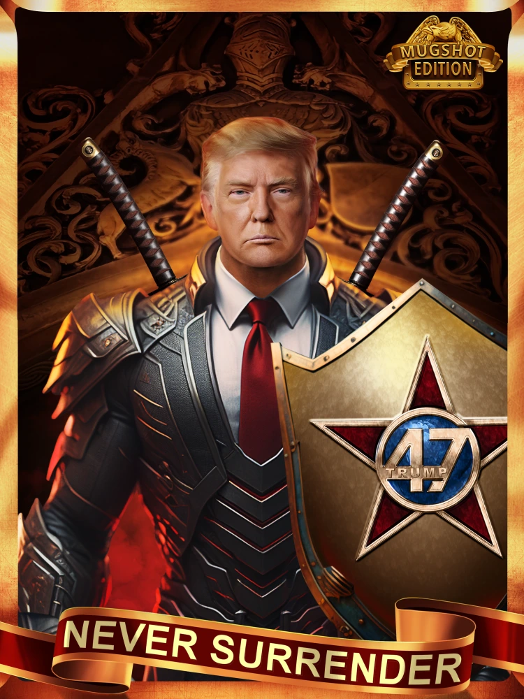 Trump Digital Trading Cards MugShot Edition #8440