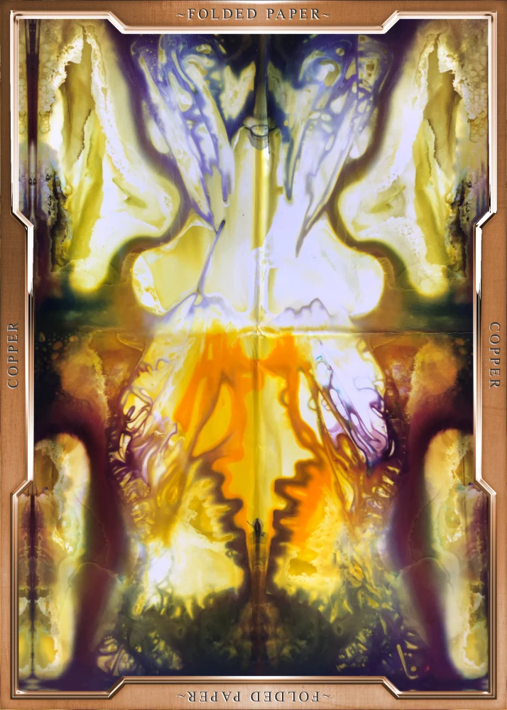 Folded Copper Card 12