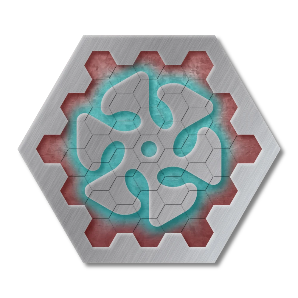 CNC Metallic Glowing Logo