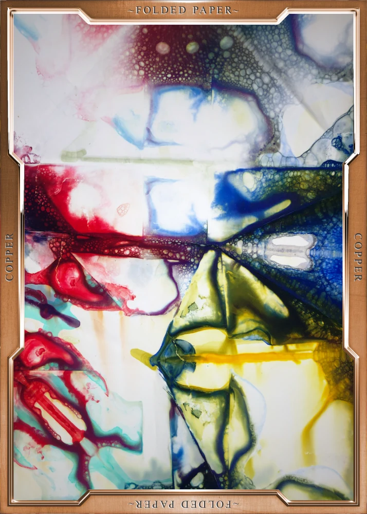 Folded Copper Card 15