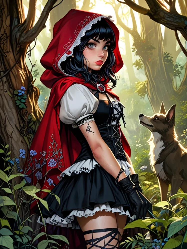 Red Cloaked Maiden 