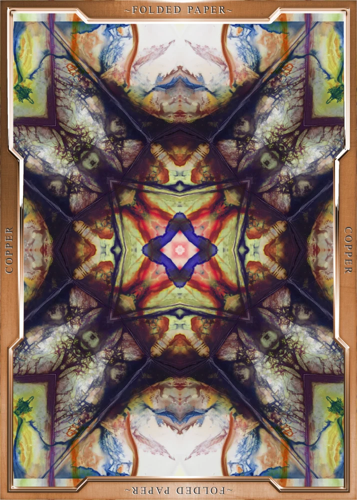 Folded Copper Card 19