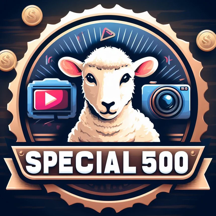 Subscribe on Youtube: Get Your "Special-500" Badge