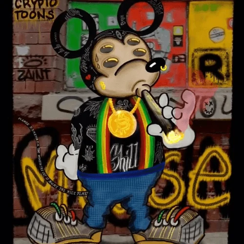 Rare Crypto Toons:  Bit-Mouse