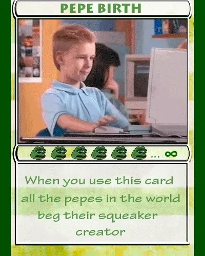 PEPEBIRTH | 1/169 | SERIES 11 | CARD 27