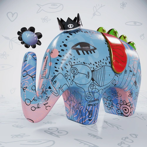 Miloverso Elephant #1044