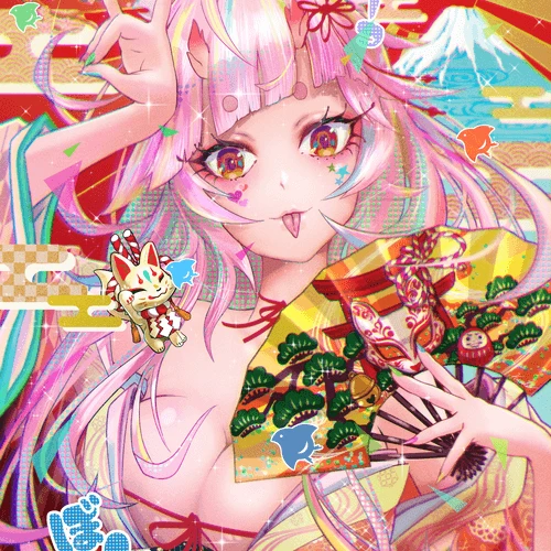 Aco Kami-sama dressed up in fine clothes