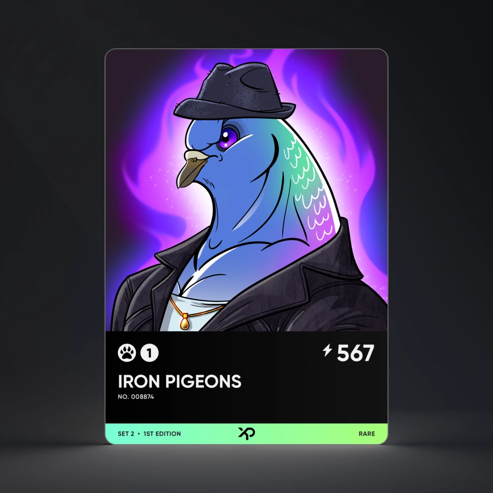 Iron Pigeon #8874 1st Edition