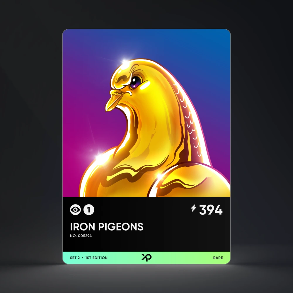 Iron Pigeon #5294 1st Edition