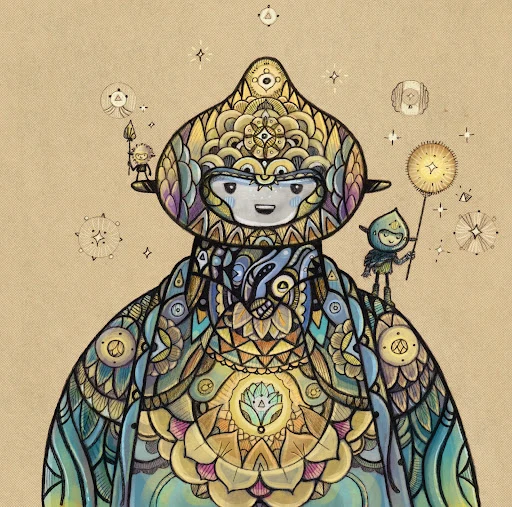Muju Cosmic Flower Guardian