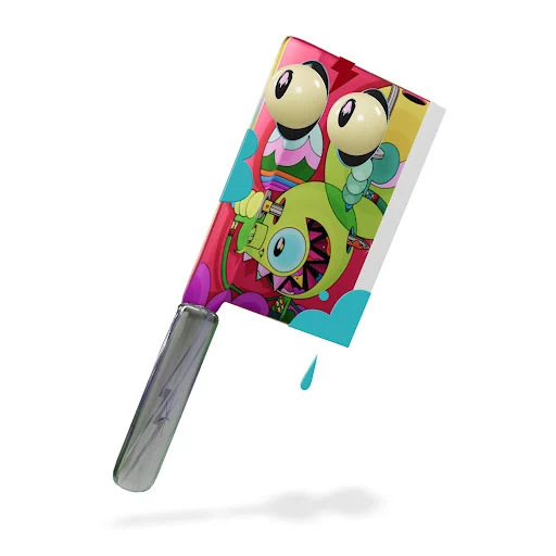 "The wild things"-  SPACEMONKEYS Knife (Popil X Dalek)