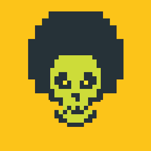 Afro CryptoSkull #7486