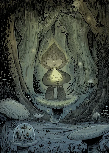 Tree Spirit & Magic Acorn
