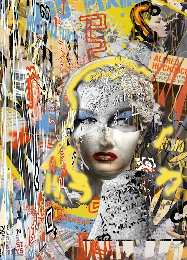 GRAFFITI PORTRAIT [HOLLYWOOD PIXELATIONS] #27