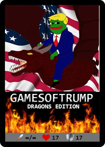 GAMESOFTRUMP  Series 27, Card 47
