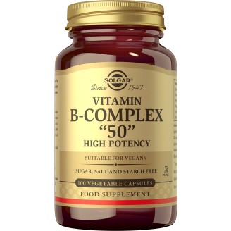 B-vitamiiniyhdistelmä Solgar 100 kpl 50 mg