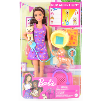 Leikkisetti Barbie koiranpentu