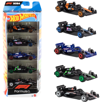 Pikkuauto Hot Wheels 5 kpl F1