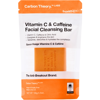 Palasaippua kasvoille Carbon Theory 100 g C-vitamiini & kofeiini