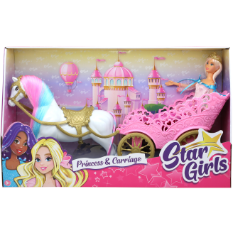 Muotinukke Star Girls, hevonen ja kärry