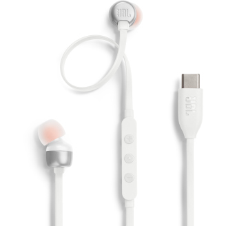Nappikuulokkeet JBL Tune 310C, valkoiset