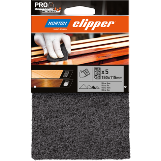 Karhunkieliarkki Norton Clipper 150 x 115 mm extra fine, 5 kpl