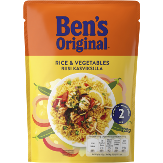 Kasvisvalmisriisi Ben's Original 220 g