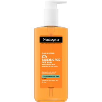 Puhdistusgeeli 200 ml Clear & Defend Facial Wash