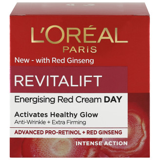 Energisoiva punainen anti-age päivävoide 50 ml