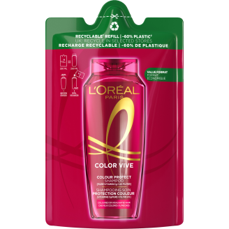 Shampoon täyttöpakkaus Loreal Elvital 250 ml Color Vive