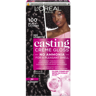 Kevytväri Loreal Casting Créme Gloss 100 musta