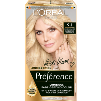 Kestoväri Loreal Preference 9.1 Viking Ash Blonde tuhkanvaalea