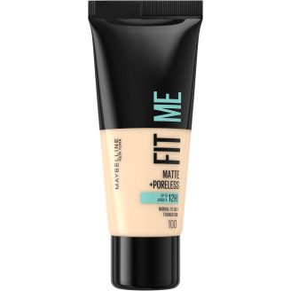 Fit Me Matte+Poreless -meikkivoide 100 Warm Ivory