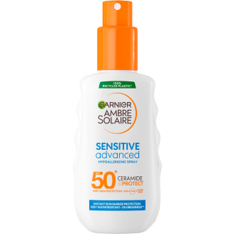 Aurinkosuihke Garnier Ambre Solaire 150 ml Sensitive Advanced 50+