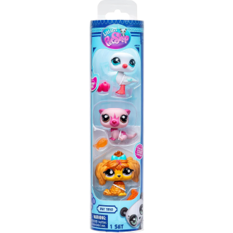 Hahmot Littlest Pet Shop Pet Trio Tube 3