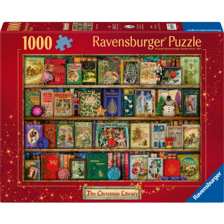 palapeli The Christmas Library 1000palaa