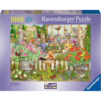 palapeli Cosy Café Secret Garden 1000palaa