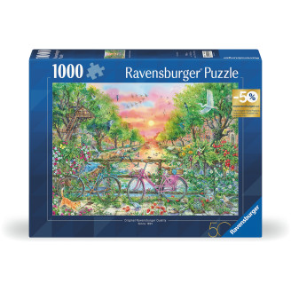 Palapeli Ravensburger 1000 palaa Bicycles Amsterdam