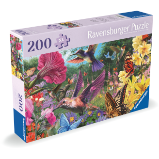 Palapeli Ravensburger 200 palaa Hummingbirds & Butterflies