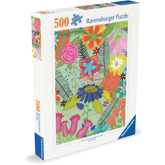 Palapeli Ravensburger 500 palaa Flower Jungle