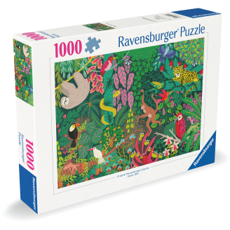Palapeli Ravensburger 1000 palaa Magical Rain Forest
