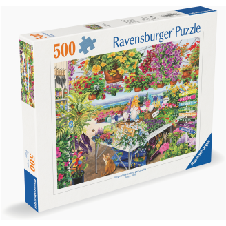 Palapeli Ravensburger 500 palaa Glorious Garden Center