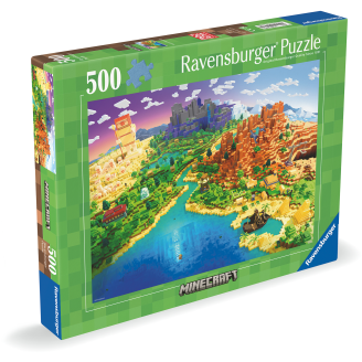 Palapeli Ravensburger 500 palaa World of Minecraft