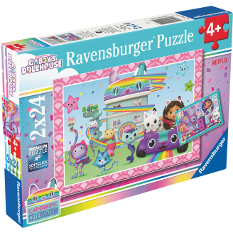 Palapeli Ravensburger 2 x 24 palaa Gabby's Dollhouse