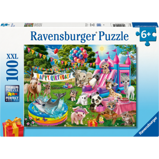 Palapeli Ravensburger 100 palaa Tiara Birthday Party