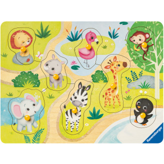 Palapeli Ravensburger Zoo Animals 8 palaa