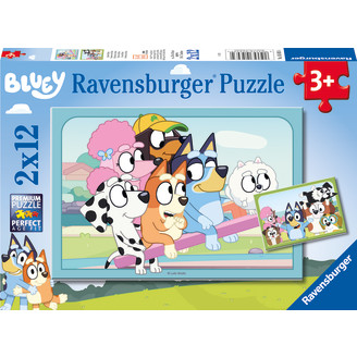 Palapeli Ravensburger 2 x 12 palaa Bluey