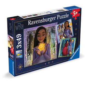 Palapeli Ravensburger 3 x 49 palaa Disney Wish