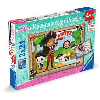Palapeli Ravensburger 2 x 24 palaa Gabby's Dollhouse